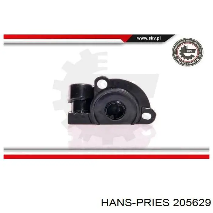 Датчик дроссельной заслонки  Hans Pries (Topran) 205629 цена, от 10.23 USD