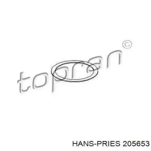 205653 Hans Pries (Topran) прокладка приемной трубы глушителя