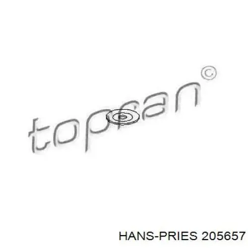 205657 Hans Pries (Topran) втулка стойки переднего стабилизатора