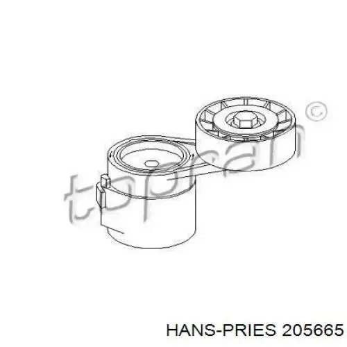 Натяжитель приводного ремня 205665 Hans Pries (Topran)