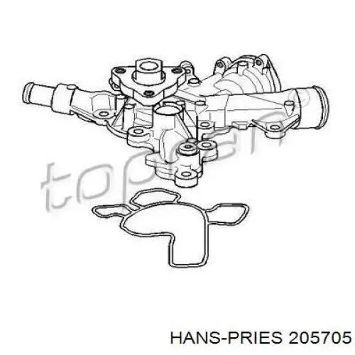 Помпа 205705 Hans Pries (Topran)