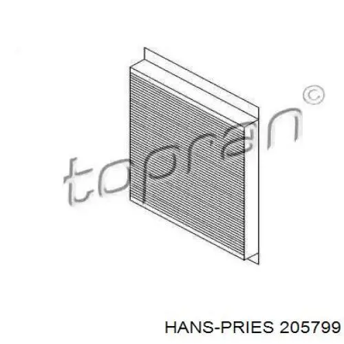 205 799 Hans Pries (Topran) фильтр салона
