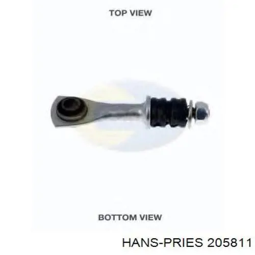 Личинка замка двери передней 205811 Hans Pries (Topran)