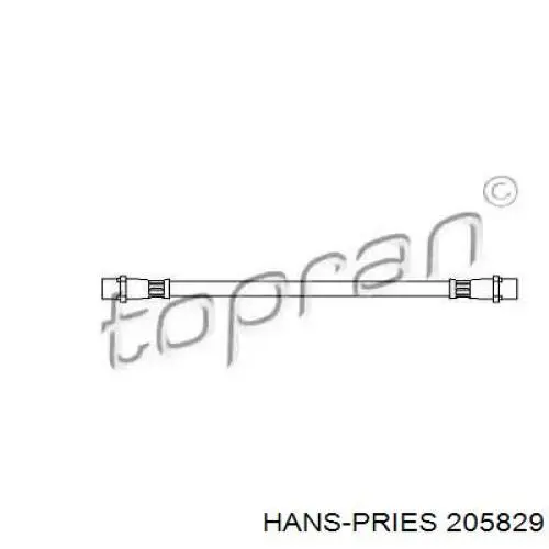 Задний тормозной шланг 205829 Hans Pries (Topran)