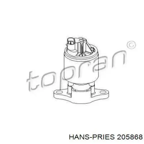 205868 Hans Pries (Topran) клапан егр