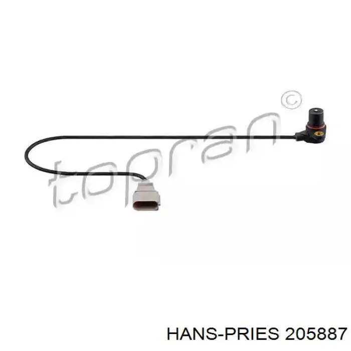 Датчик положения коленчатого вала Hans Pries (Topran) 205887 цена, от 16.62 USD
