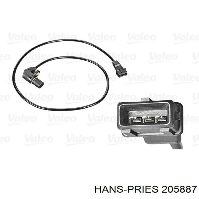 Compre 205887 Hans Pries (Topran) Sensor de posição (de revoluções) de cambota