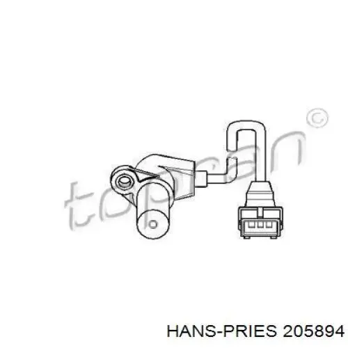 Датчик положения коленчатого вала Hans Pries (Topran) 205894 цена, от 12.56 USD