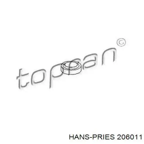 206011 Hans Pries (Topran) кольцо (шайба форсунки инжектора посадочное)