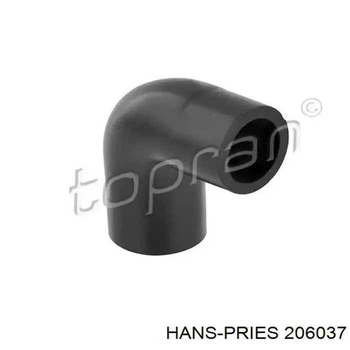 206037 Hans Pries (Topran) патрубок вентиляции картера (маслоотделителя)