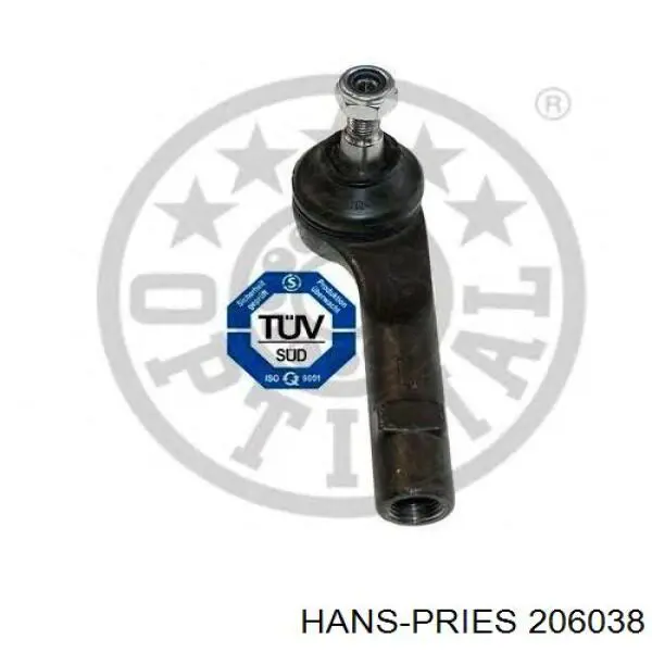 Трубка отвода картерных газов Hans Pries (Topran) 206038
