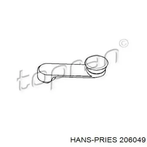 206049 Hans Pries (Topran) ручка подъема стекла двери передней