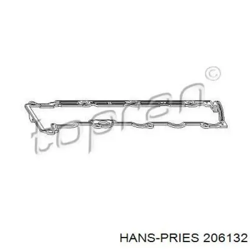 206132 Hans Pries (Topran) прокладка клапанной крышки