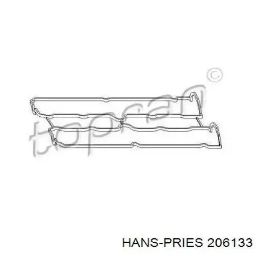 Купить 206133 Hans Pries (Topran) Прокладка клапанной крышки двигателя