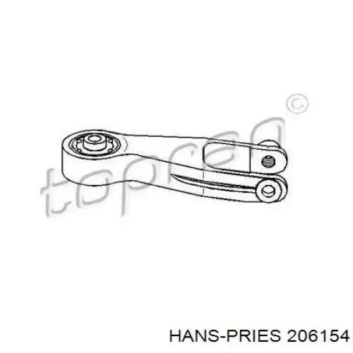 206154 Hans Pries (Topran) coxim (suporte traseiro de motor)