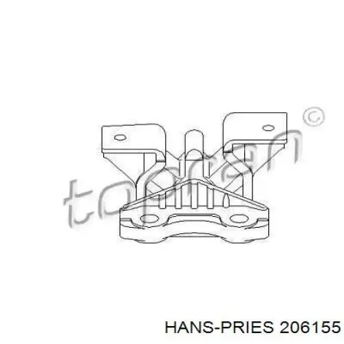 Подушка двигателя 206155 Hans Pries (Topran)