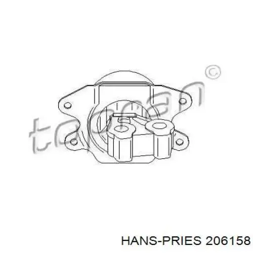 Левая подушка двигателя 206158 Hans Pries (Topran)