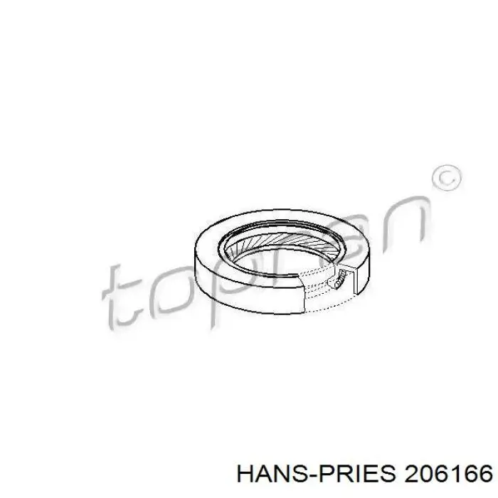 206166 Hans Pries (Topran) bucim da caixa automática de mudança (de árvore de saída/secundária)