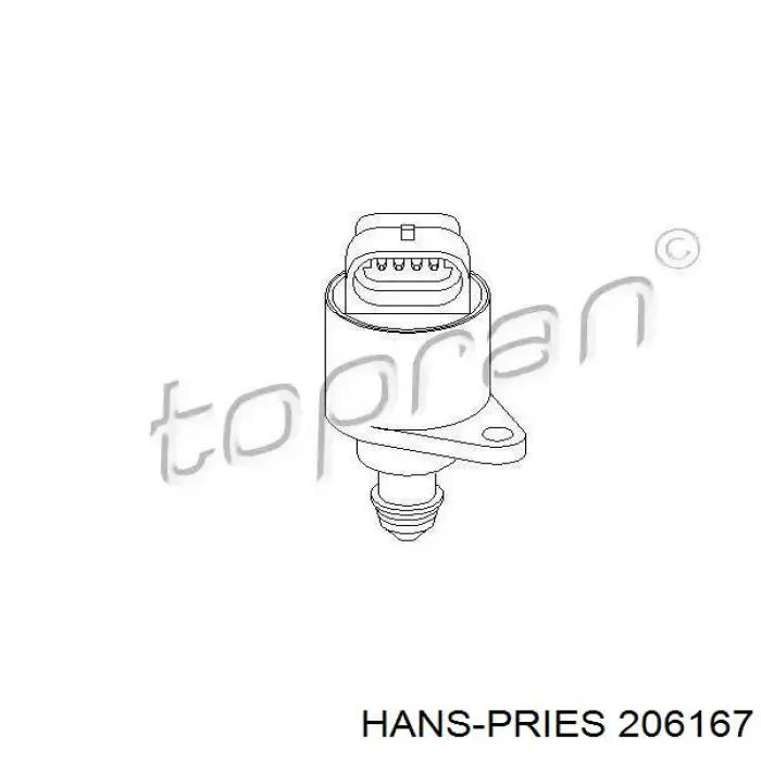 206167 Hans Pries (Topran) Датчик холостого хода