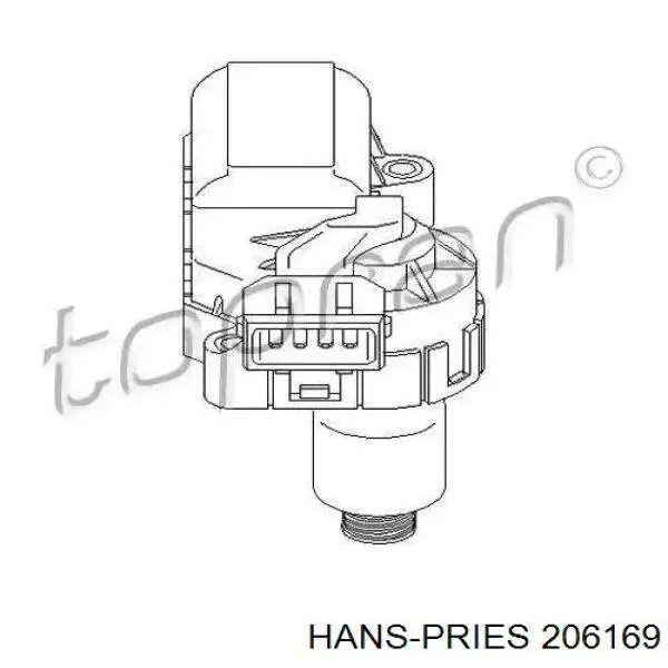 Регулятор холостого хода 206169 Hans Pries (Topran)