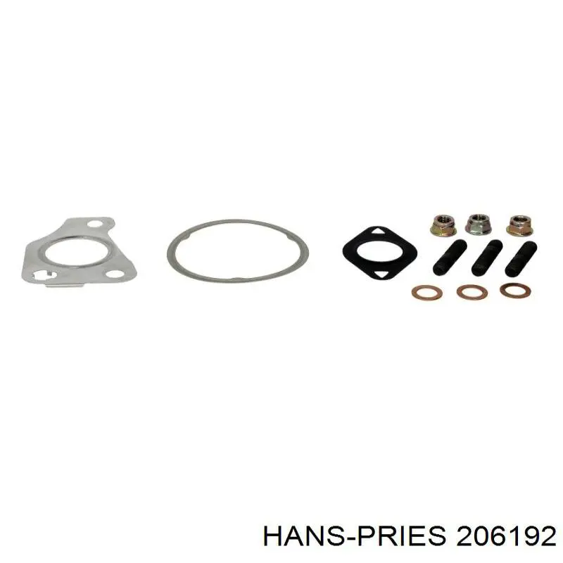 Прокладка глушителя 206192 Hans Pries (Topran)
