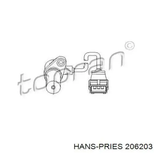 Датчик коленвала 206203 Hans Pries (Topran)