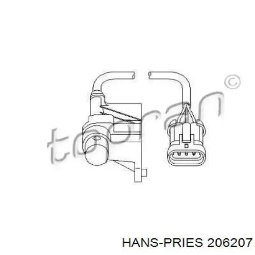 Датчик распредвала 206207 Hans Pries (Topran)