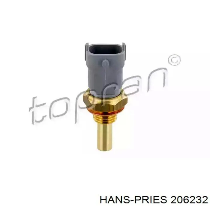 206232 Hans Pries (Topran) датчик температуры охлаждающей жидкости