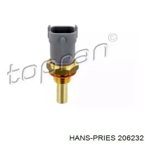 Sensor de temperatura del refrigerante 206232 Hans Pries (Topran)