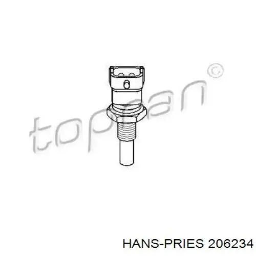 Датчик температуры охлаждающей жидкости 206234 Hans Pries (Topran)