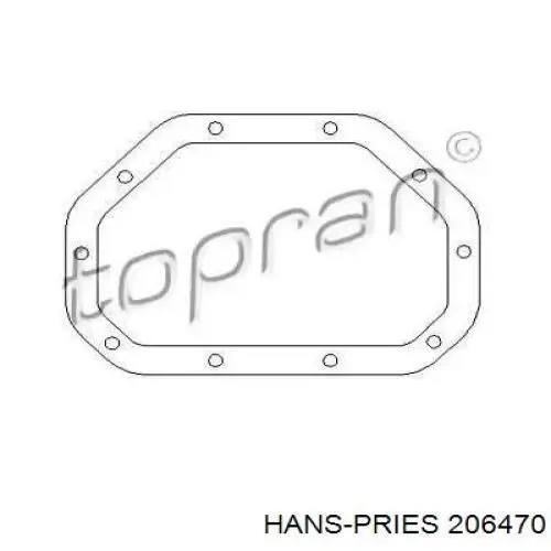 Прокладка поддона АКПП и МКПП Hans Pries (Topran) 206470 цена, от 2.70 USD