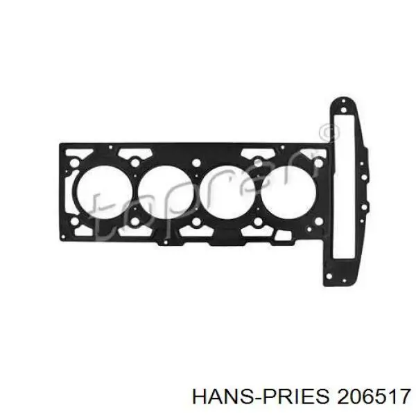 Прокладка ГБЦ 206517 Hans Pries (Topran)