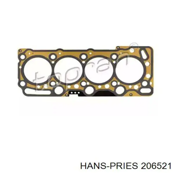 Прокладка ГБЦ 206521 Hans Pries (Topran)