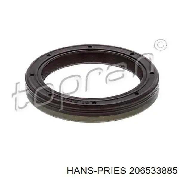 206533885 Hans Pries (Topran) Сальник коленвала двигателя, передний