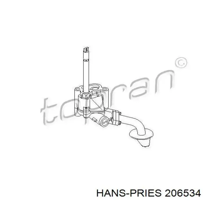 206534 Hans Pries (Topran) Масляный насос двигателя