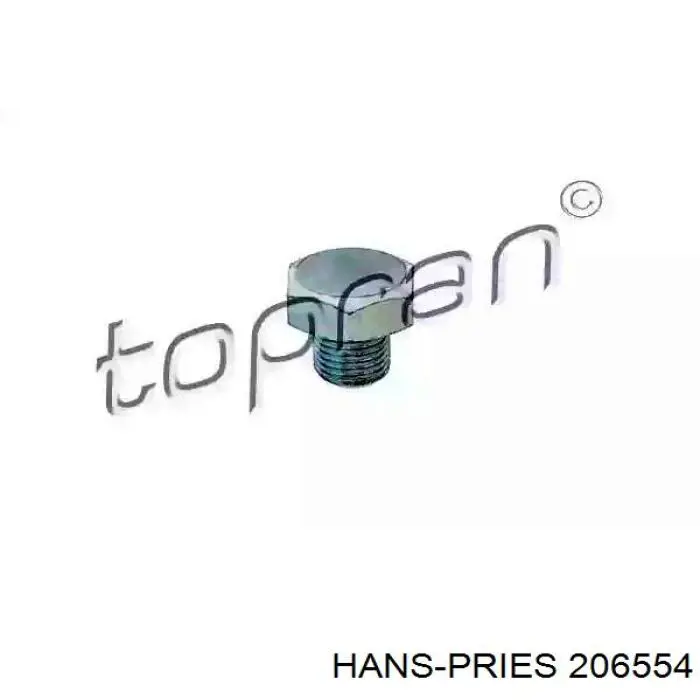 Пробка поддона двигателя 206554 Hans Pries (Topran)