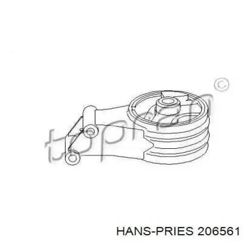 Задняя опора двигателя 206561 Hans Pries (Topran)