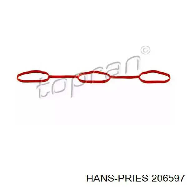 206597 Hans Pries (Topran) Прокладка впускного коллектора, верхняя