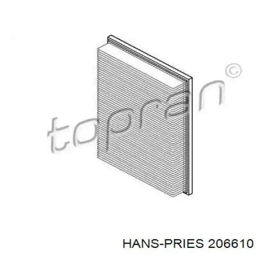 Воздушный фильтр 206610 Hans Pries (Topran)