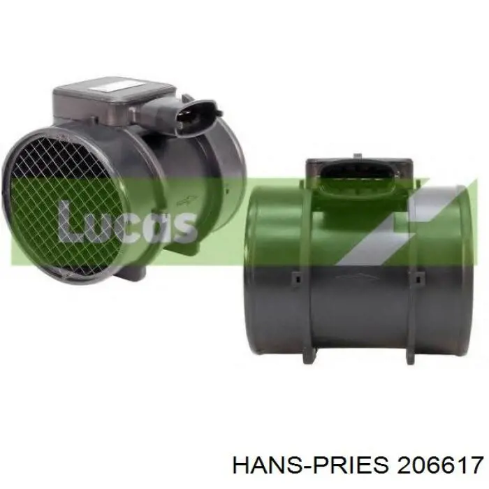 Датчик массового расхода воздуха Hans Pries (Topran) 206617 цена, от 47.71 USD