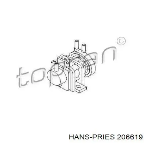206619 Hans Pries (Topran) клапан преобразователь давления наддува (соленоид)