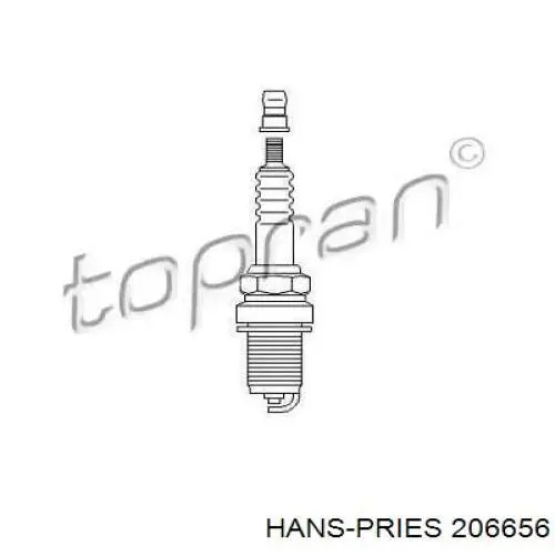 Свечи зажигания 206656 Hans Pries (Topran)