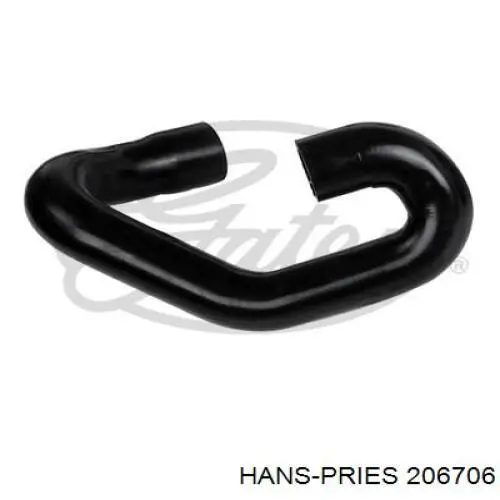 Шланг радиатора, нижний Hans Pries (Topran) 206706 цена, от 10.95 USD