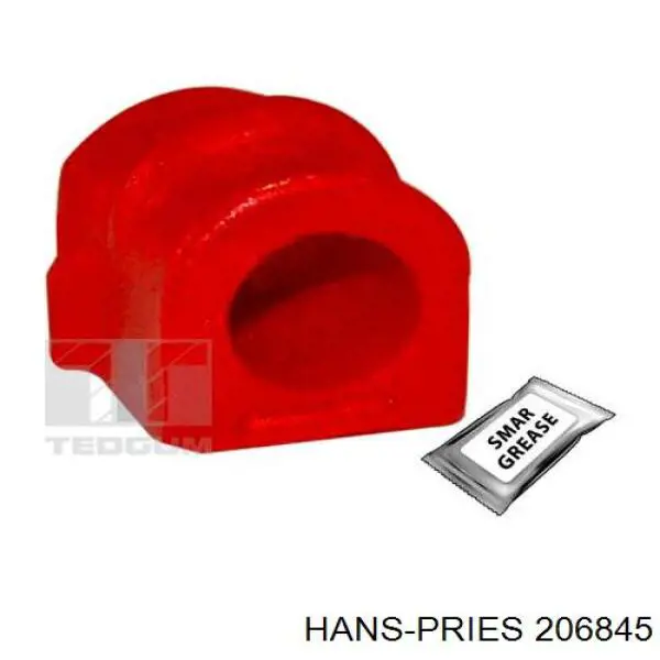 Втулка переднего стабилизатора Hans Pries (Topran) 206845 цена, от 2.08 USD