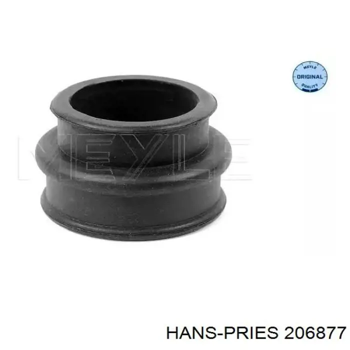 Патрубок воздушный, дроссельной заслонки Hans Pries (Topran) 206877 цена, от 4.40 USD
