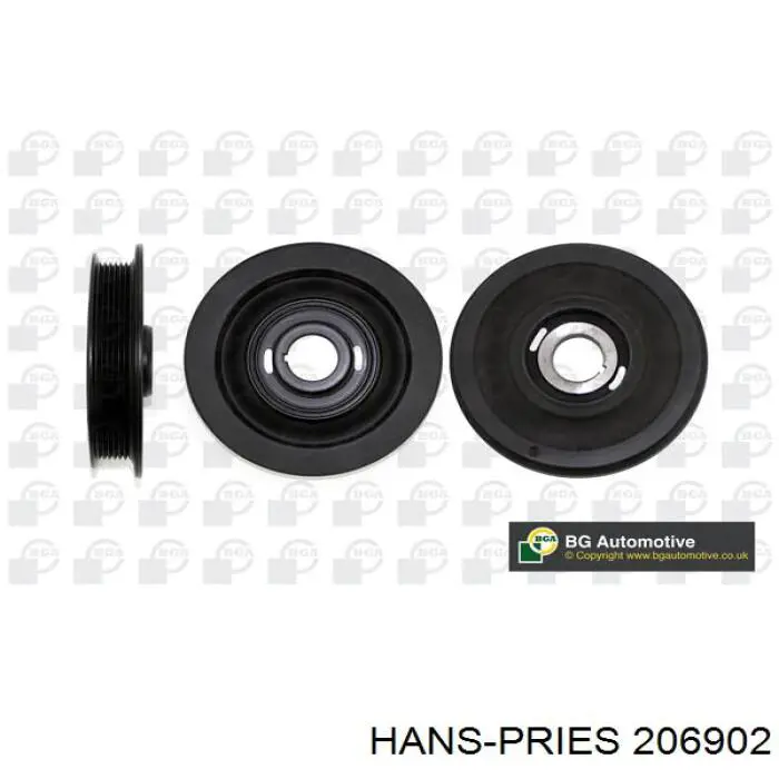 Шкив коленвала 206902 Hans Pries (Topran)
