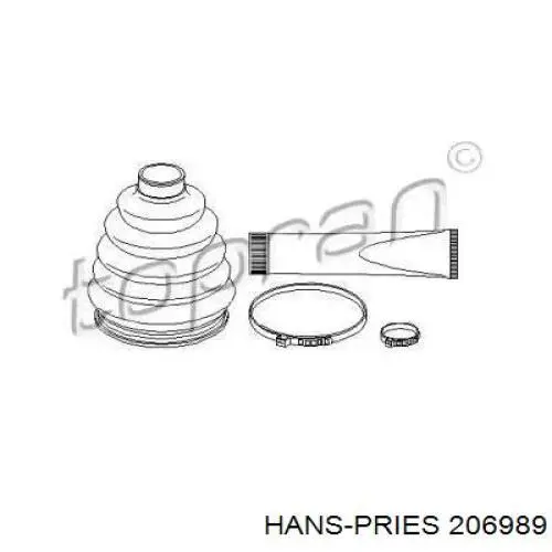 Пыльник ШРУСа наружный 206989 Hans Pries (Topran)