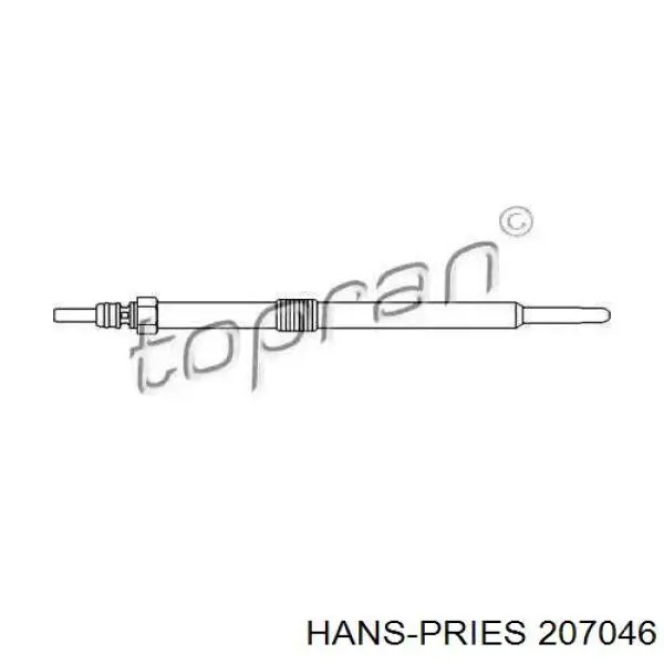 Свечи накала 207046 Hans Pries (Topran)