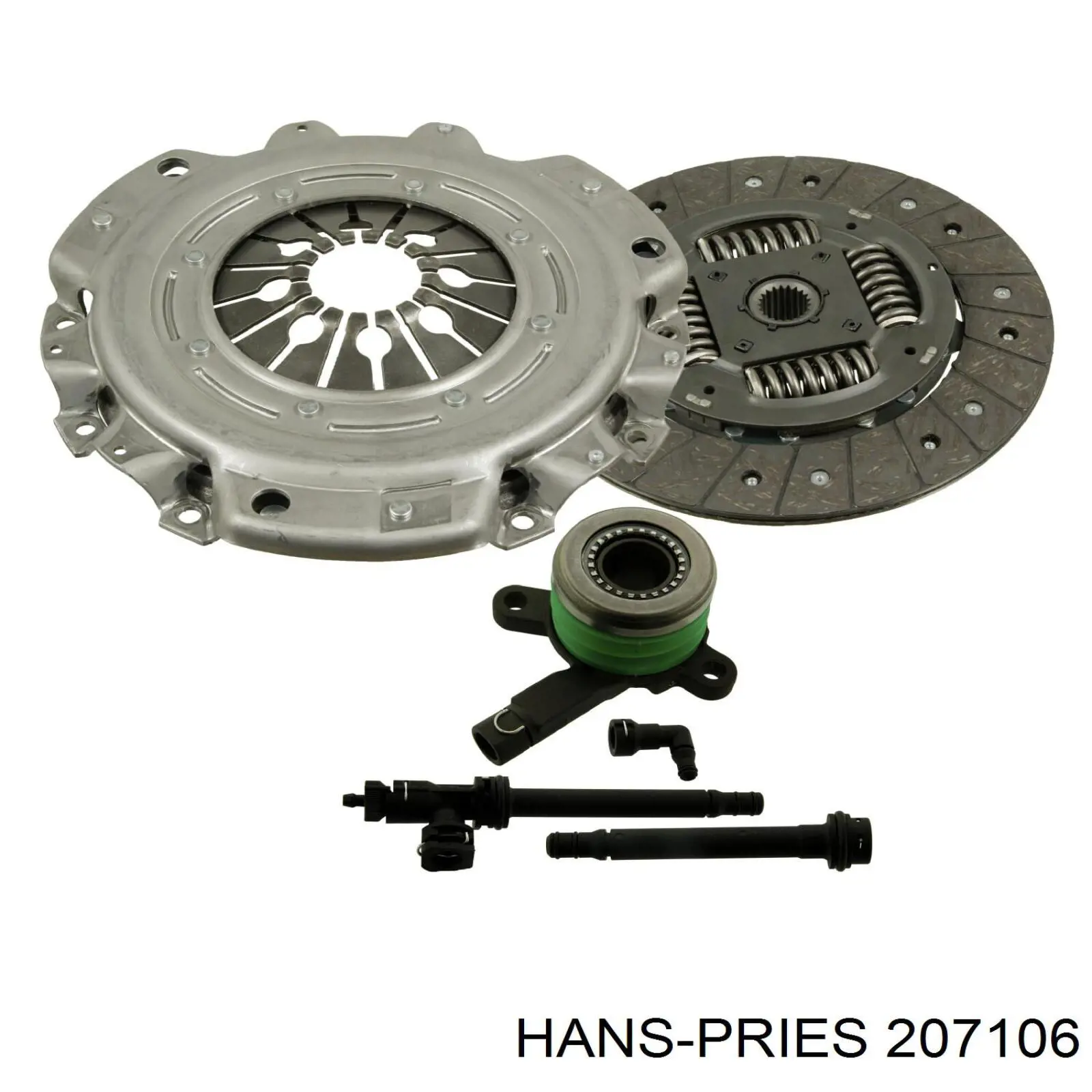 Диск сцепления Hans Pries (Topran) 207106 цена, от 108.45 USD