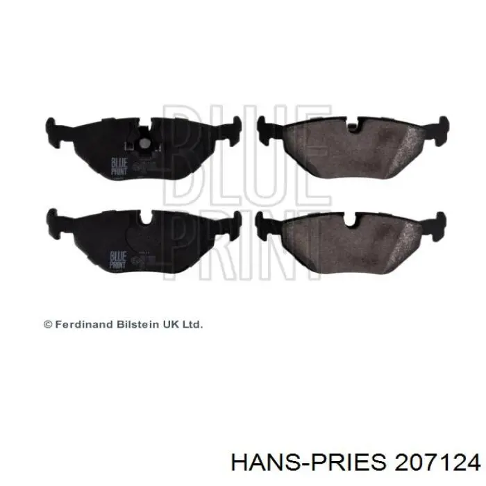 Газовый упор багажника Hans Pries (Topran) 207124